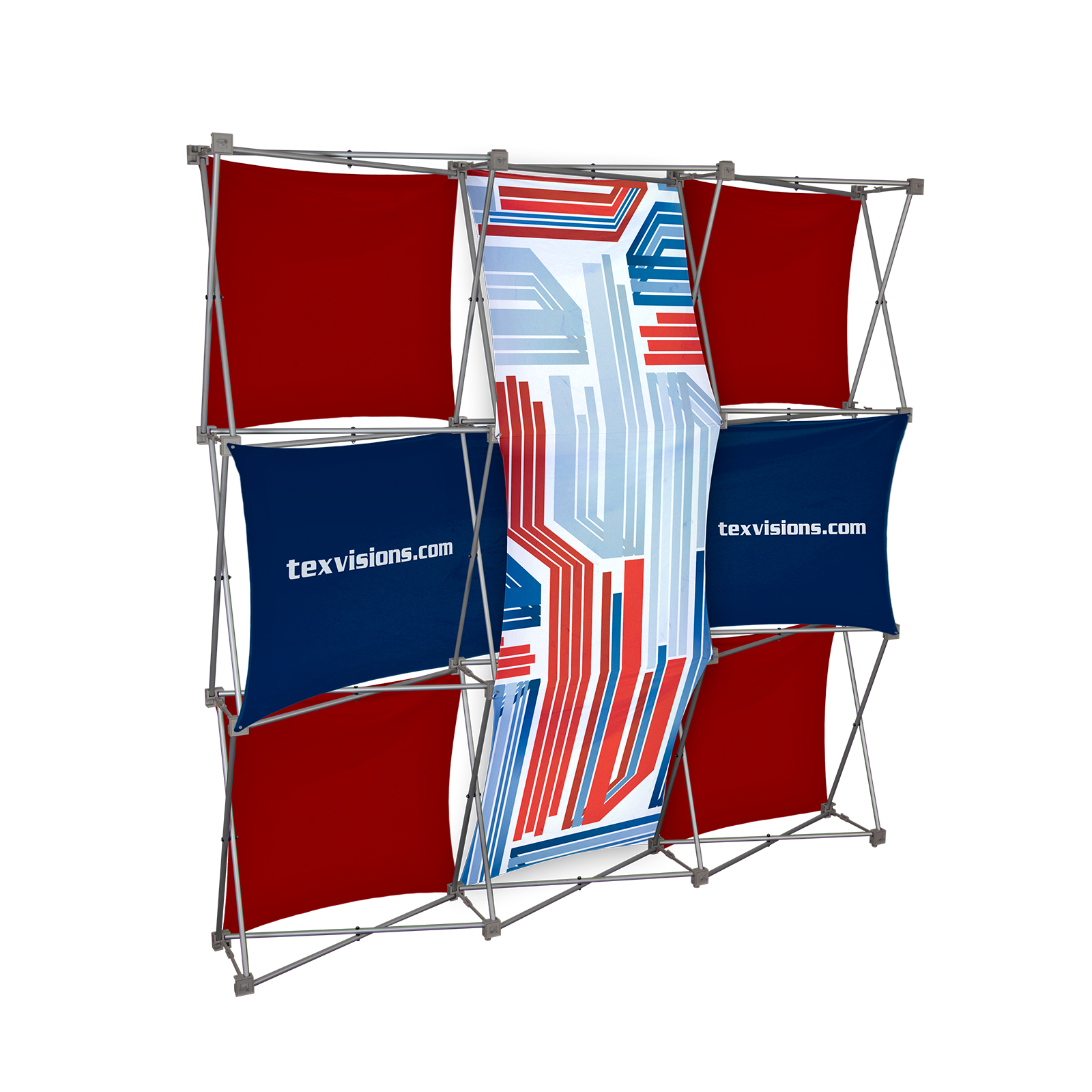 Pop Up Backdrop Display Pop Up Collage 7.4ft x 7.4ft AX11