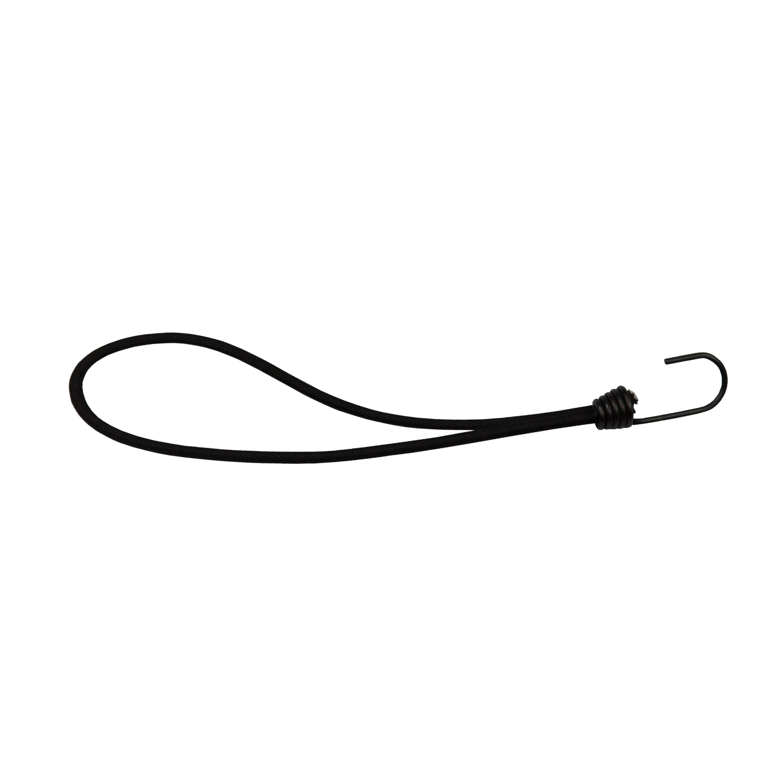 Black Bungee Cord Loop with Metal Hook | Tex Visions