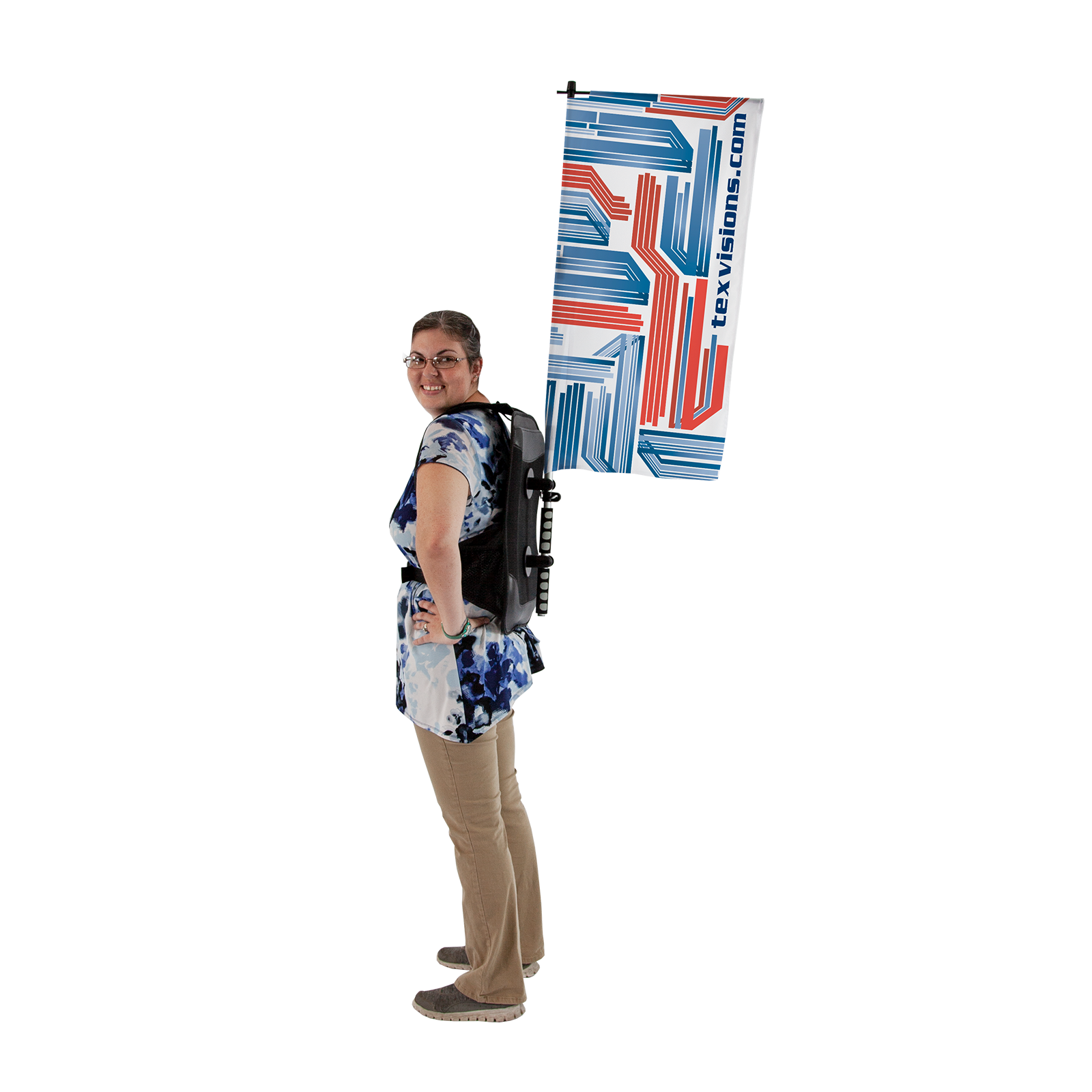 Backpack Walking Flag Tex Visions